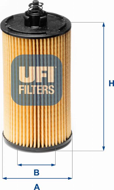 UFI 25.183.00 - Filtro olio autozon.pro