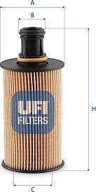 UFI 25.290.00 - Filtro olio autozon.pro