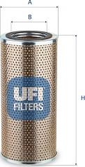 UFI 25.706.00 - Filtro, Sistema idraulico di lavoro autozon.pro