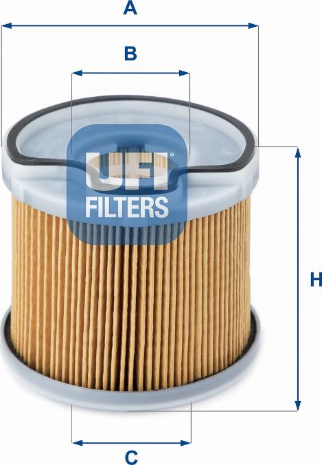 UFI 26.691.00 - Filtro carburante autozon.pro