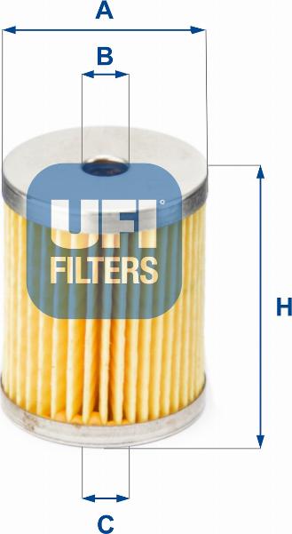 UFI 26.660.00 - Filtro carburante autozon.pro