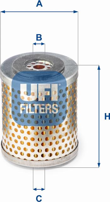 UFI 26.663.00 - Filtro carburante autozon.pro