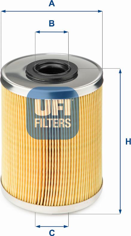 UFI 26.687.00 - Filtro carburante autozon.pro