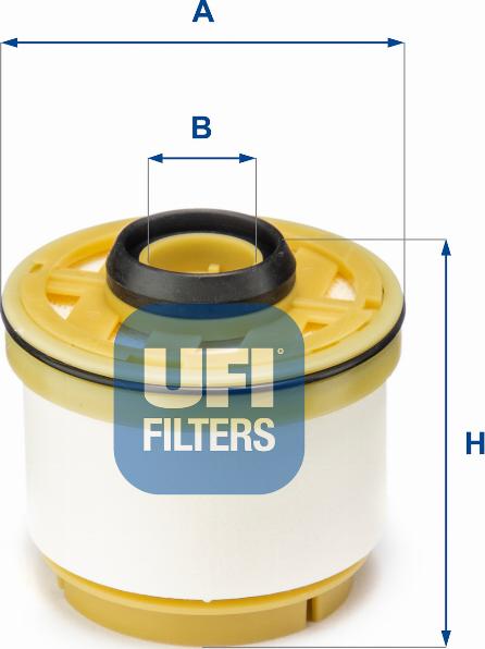 UFI 26.045.00 - Filtro carburante autozon.pro