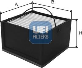 UFI 26.062.00 - Filtro carburante autozon.pro