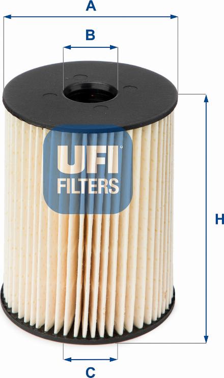 UFI 26.054.00 - Filtro carburante autozon.pro