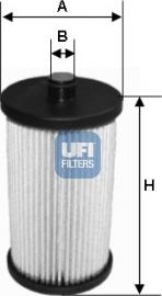 UFI 26.057.00 - Filtro carburante autozon.pro