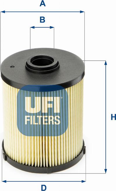 UFI 26.006.00 - Filtro carburante autozon.pro