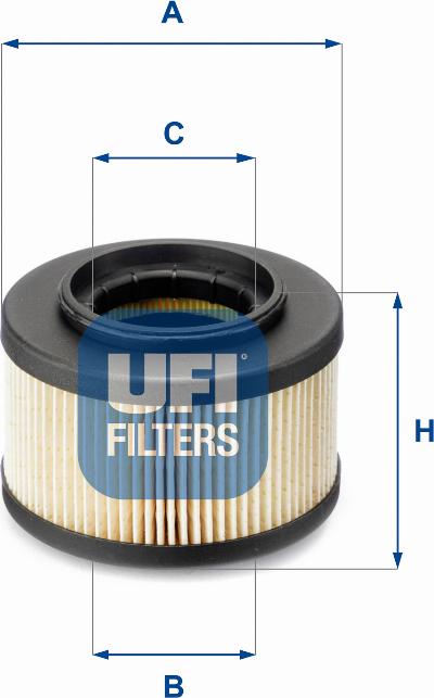 UFI 26.013.00 - Filtro carburante autozon.pro