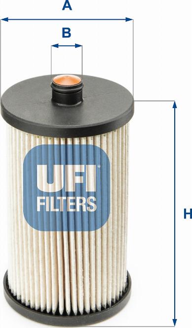 UFI 26.012.00 - Filtro carburante autozon.pro