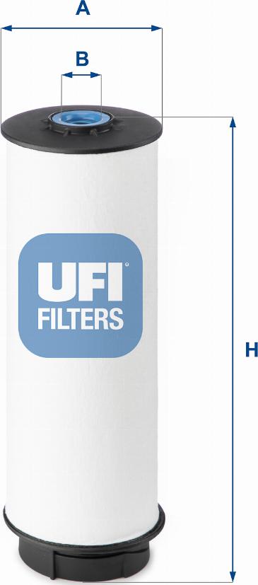 UFI 26.080.00 - Filtro carburante autozon.pro