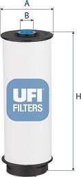 UFI 26.080.01 - Filtro carburante autozon.pro