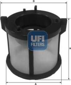 UFI 26.088.00 - Filtro carburante autozon.pro