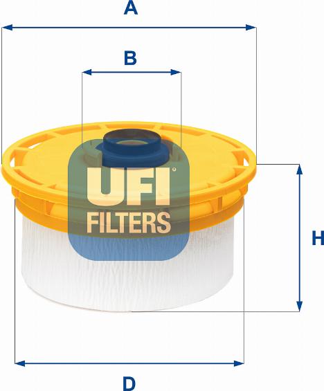 UFI 26.138.00 - Filtro carburante autozon.pro