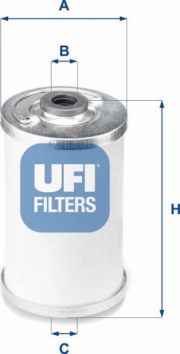 UFI 21.050.00 - Filtro carburante autozon.pro