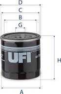 UFI 23.751.00 - Filtro olio autozon.pro