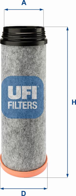 UFI 27.616.00 - Filtro aria secondaria autozon.pro