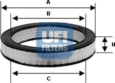 UFI 27.770.00 - Filtro aria autozon.pro