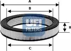 UFI 30.807.02 - Filtro aria autozon.pro