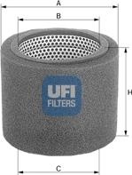 UFI 27.065.00 - Filtro aria autozon.pro