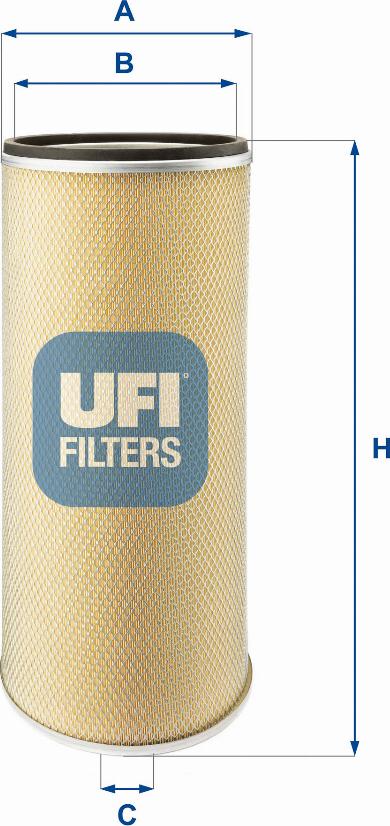 UFI 27.025.00 - Filtro aria autozon.pro