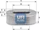 UFI 27.705.00 - Filtro aria autozon.pro