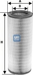 UFI 27.400.00 - Filtro aria autozon.pro