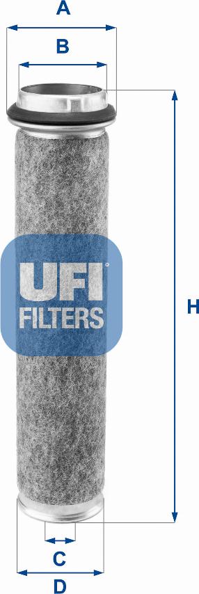 UFI 27.165.00 - Filtro aria autozon.pro