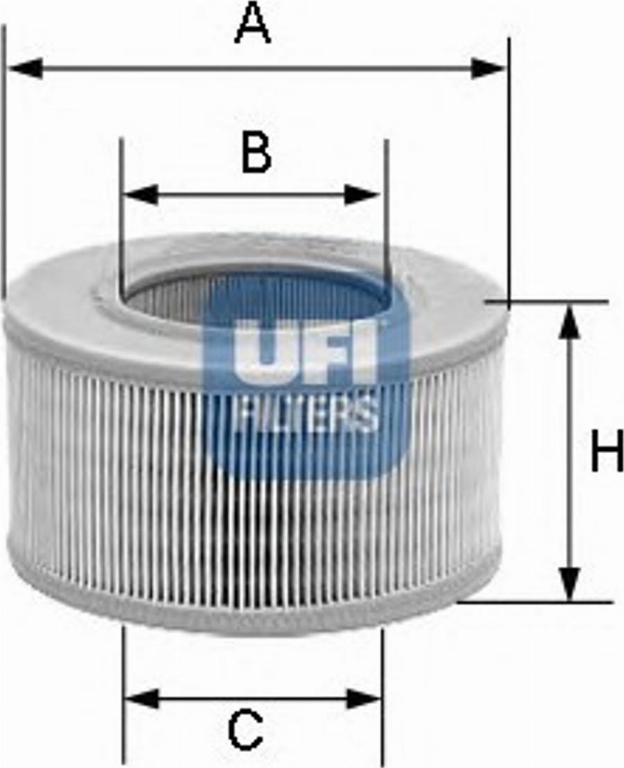 UFI 27.176.00 - Filtro aria autozon.pro