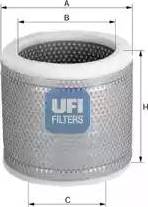 UFI 27.843.00 - Filtro aria autozon.pro