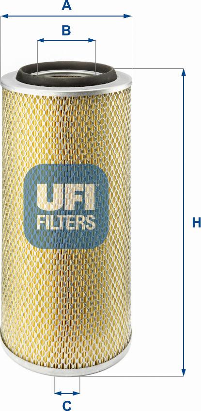 UFI 27.804.00 - Filtro aria autozon.pro