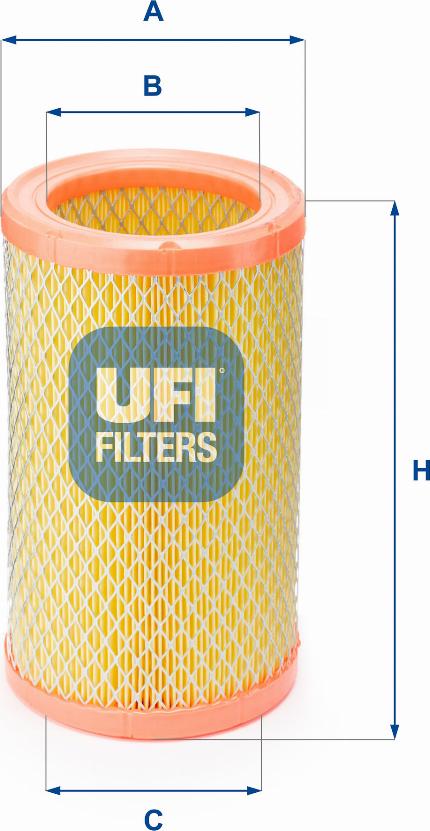 UFI 27.824.00 - Filtro aria autozon.pro