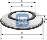 UFI 27.200.00 - Filtro aria autozon.pro