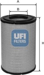 UFI 27.615.00 - Filtro aria autozon.pro