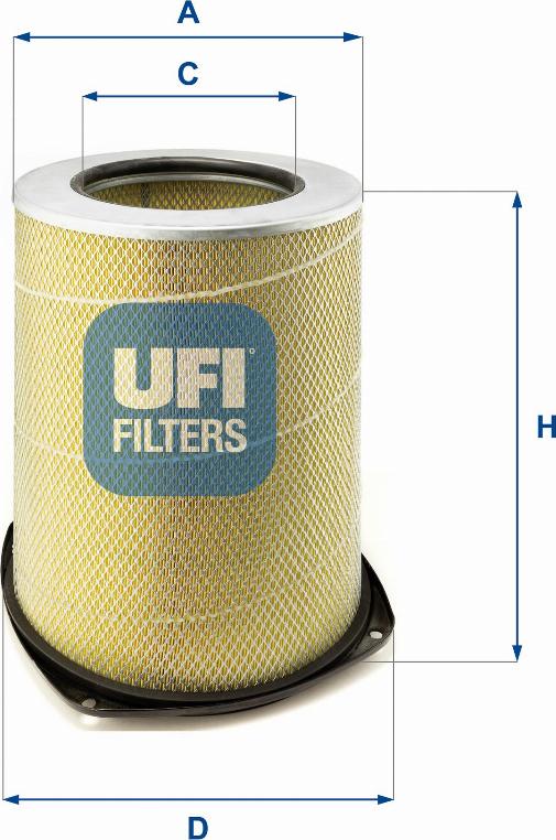 UFI 27.285.00 - Filtro aria autozon.pro