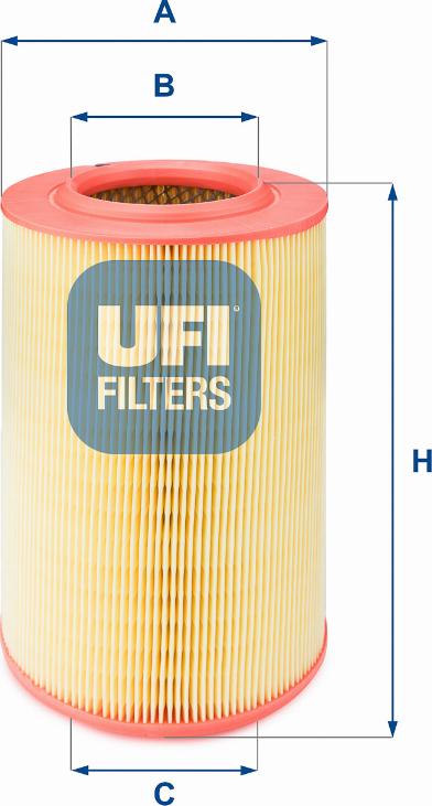 UFI 27.228.00 - Filtro aria autozon.pro