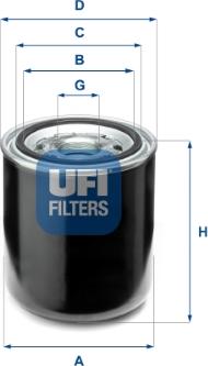 UFI 27.A66.00 - Cartuccia essiccatore aria, Imp. aria compressa autozon.pro