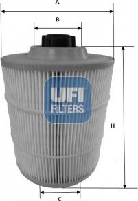 UFI 27.A00.00 - Filtro aria autozon.pro