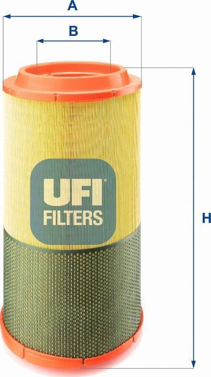 UFI 27.A23.00 - Filtro aria autozon.pro