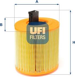 UFI 27.E61.00 - Filtro aria autozon.pro