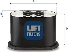 UFI 27.G82.00 - Filtro aria autozon.pro