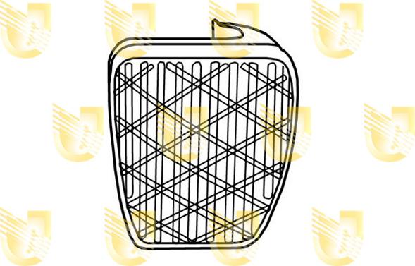 Unigom 155041 - Rivestimento pedale, Pedale del freno autozon.pro