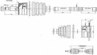 URW 10-06271 - Albero motore / Semiasse autozon.pro