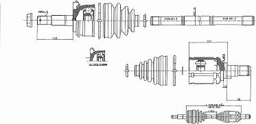 URW 10-02361 - Albero motore / Semiasse autozon.pro