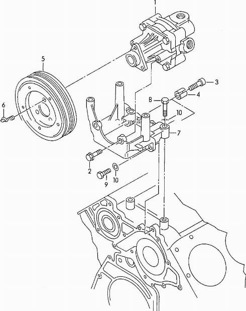 VAG 4B0145156 - Pompa idraulica, Sterzo autozon.pro