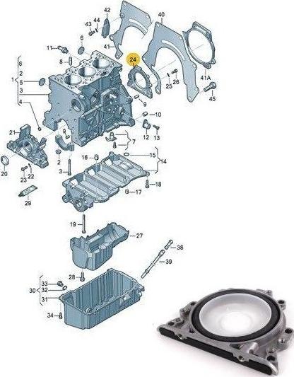 VAG 045103171G - Paraolio, Albero a gomiti autozon.pro