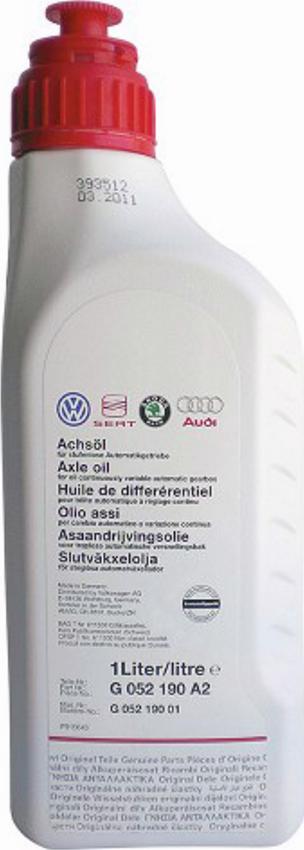 VAG G052190A2 - Olio, cambio continuo (CVT) autozon.pro