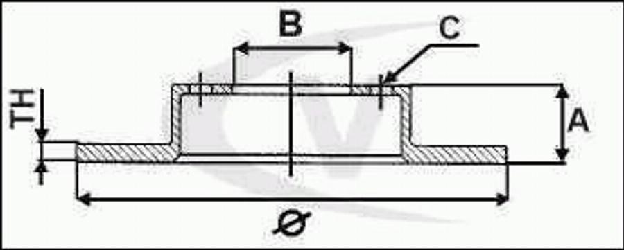 VAICO V10-40071 - Discofreno autozon.pro