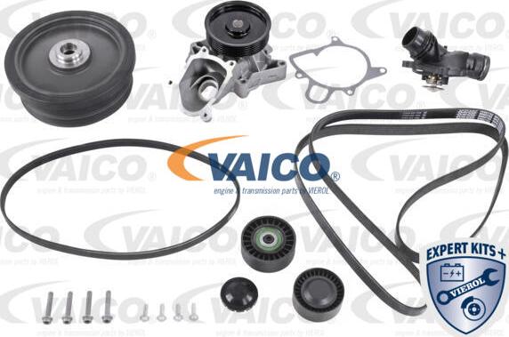 VAICO V20-50105-BEK - Pompa acqua + Kit cinghie dentate autozon.pro