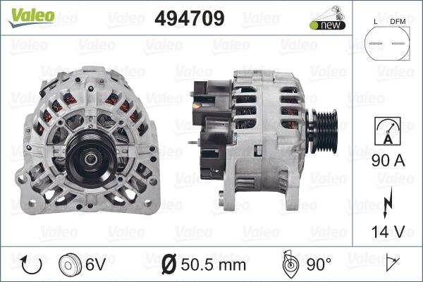 Valeo 494709 - Alternatore autozon.pro